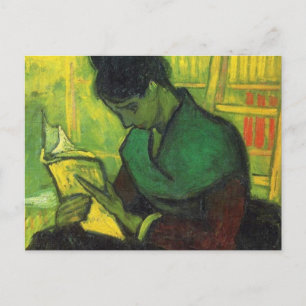 Vincent Van Gogh The Novel Reader 1888 Vykort