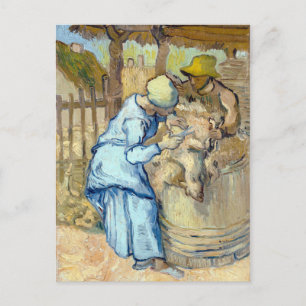Vincent van Gogh The Sheep-Shearer Vykort