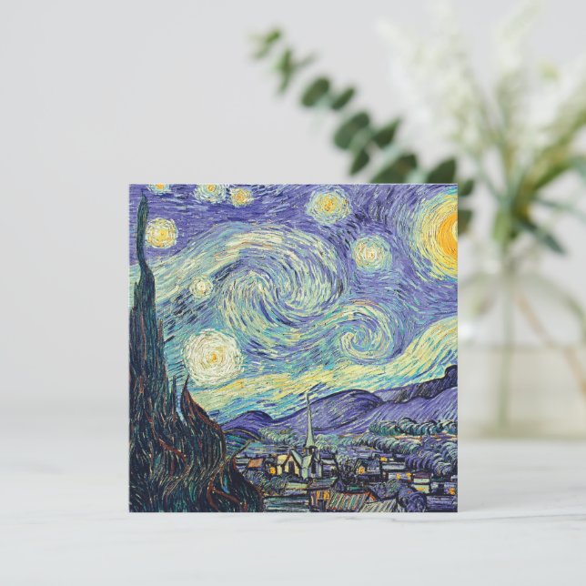 Vincent Van Gogh the Starry Night (Stående Fram)