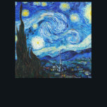 Vincent Van Gogh the Starry Night Canvastryck<br><div class="desc">Vincent Van Gogh är Starry Natt Detail</div>