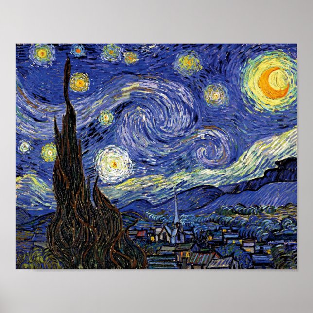 Vincent Van Gogh - The Starry Night Extra Large Poster (Framsidan)