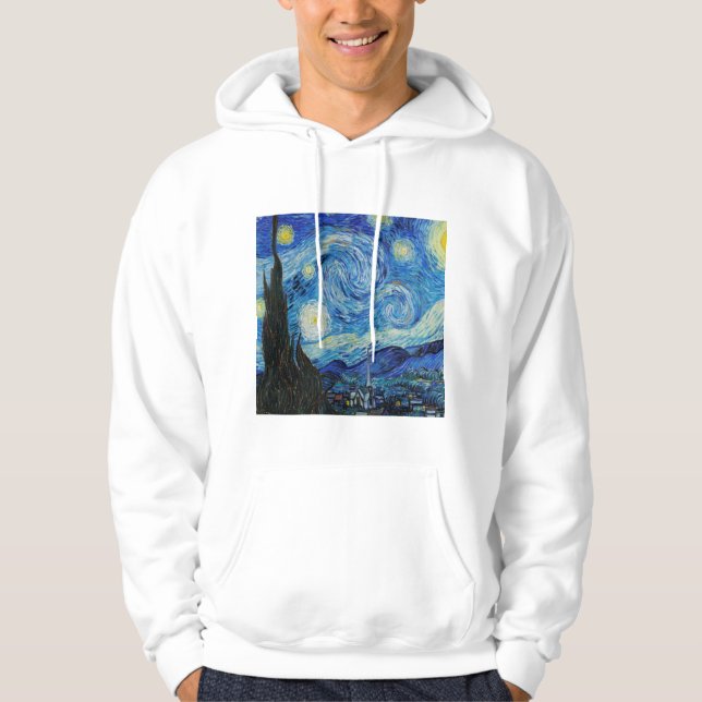 Vincent van Gogh The Starry Night Hoodie (Framsida)