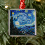Vincent Van Gogh the Starry Night Julgransprydnad Metall<br><div class="desc">Vincent Van Gogh är Starry Natt Detail</div>