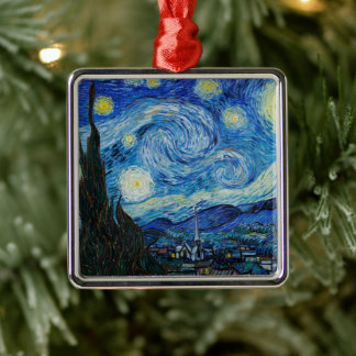 Vincent Van Gogh the Starry Night Julgransprydnad Metall