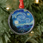 Vincent Van Gogh the Starry Night Julgransprydnad Metall<br><div class="desc">Vincent Van Gogh är Starry Natt Detail</div>
