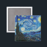 Vincent Van Gogh the Starry Night Magnet<br><div class="desc">Vincent Van Gogh är Starry Natt Detail</div>