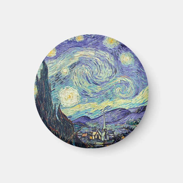 Vincent Van Gogh the Starry Night Magnet (Framsidan)