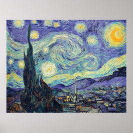 Vincent Van Gogh the Starry Night Poster