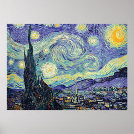 Vincent Van Gogh the Starry Night Poster