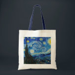 Vincent Van Gogh the Starry Night Tygkasse<br><div class="desc">Vincent Van Gogh är Starry Natt Detail</div>