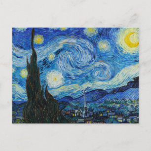 Vincent Van Gogh the Starry Night Vykort