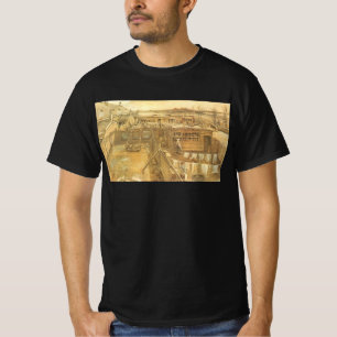 Vincent van Gogh - Timmerplats och tvätt Tee Shirt