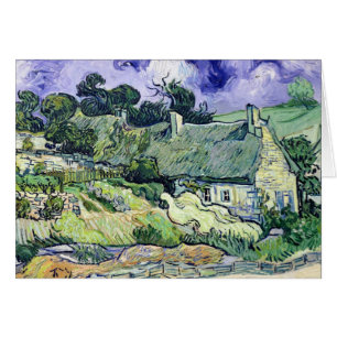 Vincent van Gogh Tofferstugor i Cordeville Hälsningskort