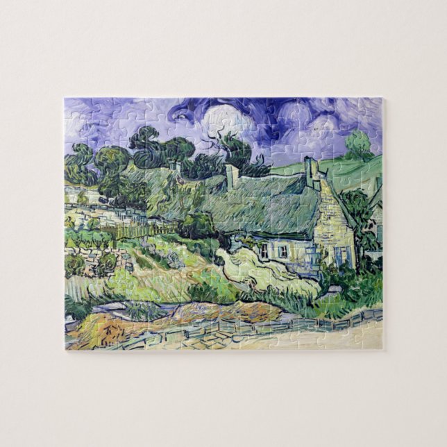 Vincent van Gogh | Tofferstugor i Cordeville Pussel (Horisontell)