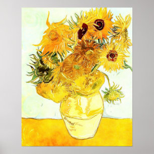 Vincent Van Gogh tolvblommor Poster