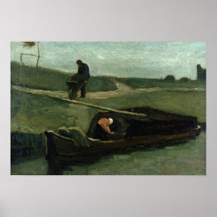 Vincent Van Gogh torvfartyget, 1883 Poster