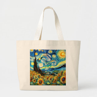 Vincent van Gogh Tote Bag - Konstnärlig bil och Sn Jumbo Tygkasse