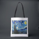 VINCENT VAN GOGH TOTE BAG "STARRY NIGHT" TYGKASSE<br><div class="desc">"STARRY NIGHT 1889" AV VINCENT VAN GOGH TOTE BAG</div>