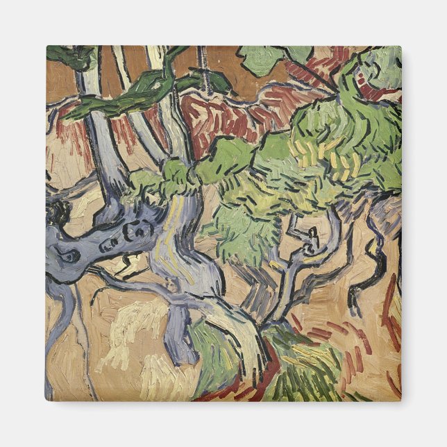 Vincent van Gogh | Träd, 1890 Magnet (Framsidan)