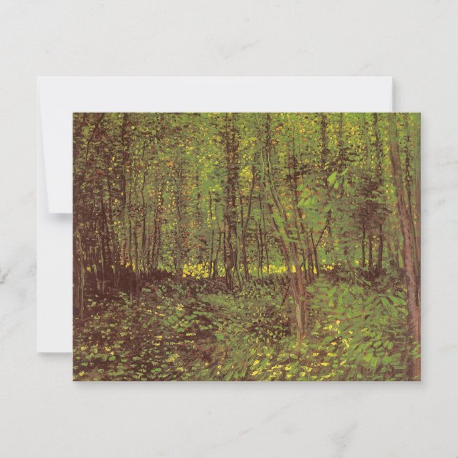 Vincent van Gogh - Träd och Undergrowth (Framsida)