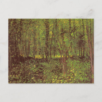 Vincent van Gogh - Träd och Undergrowth Vykort
