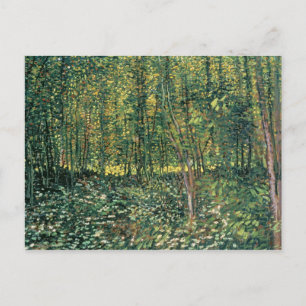 Vincent van Gogh   Träd och undertillväxt, 1887 Vykort