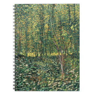 Vincent Van Gogh   träd och undervegetation, 1887 Anteckningsbok