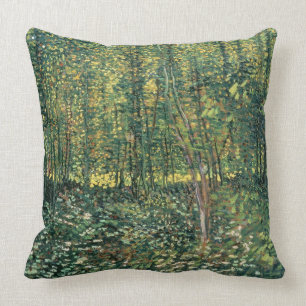 Vincent van Gogh   Träd och undervegetation, 1887 Kudde