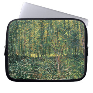 Vincent Van Gogh   träd och undervegetation, 1887 Laptop Fodral