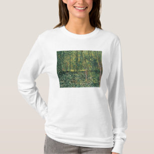 Vincent Van Gogh träd och undervegetation, 1887 T Shirt