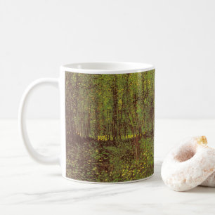 Vincent van Gogh - Träd och undervegetation Kaffemugg