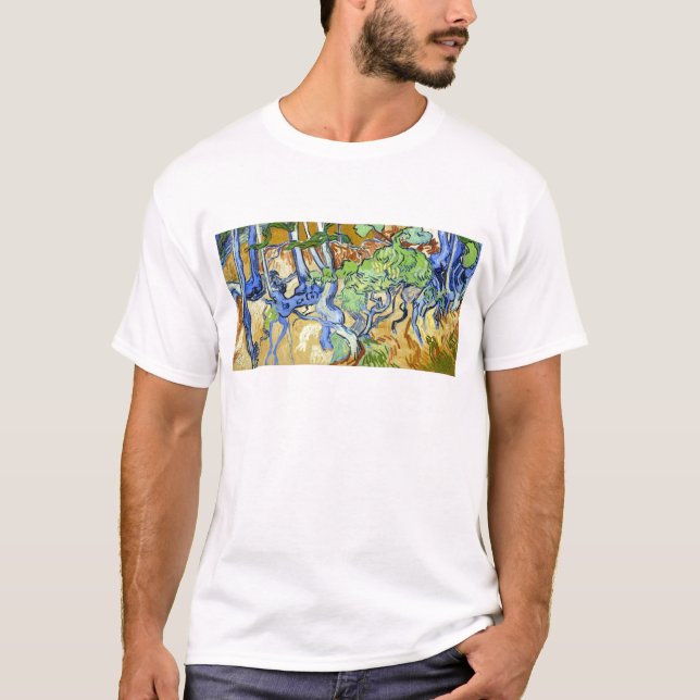 Vincent van Gogh Träd Root T Shirt (Framsida)