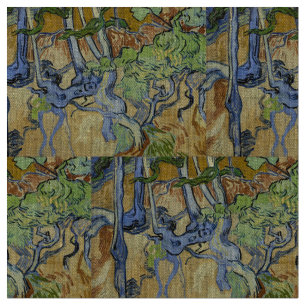 Vincent van Gogh - Träd-rötter Tyg