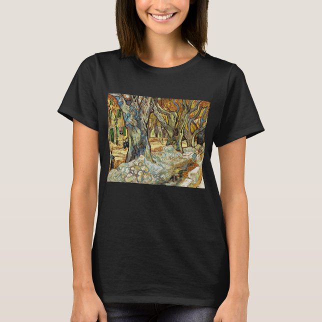 Vincent Van Gogh, Träden Flygplan T Shirt (Framsida)