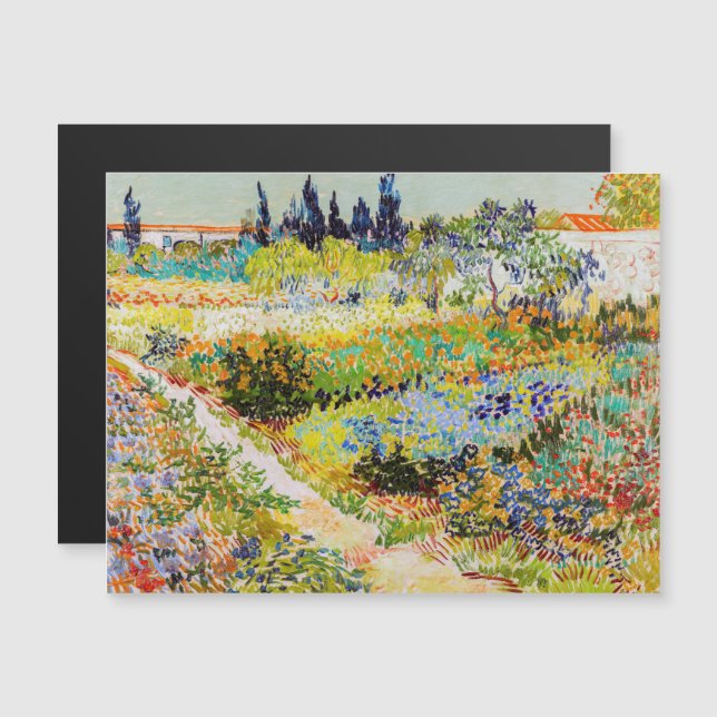 Vincent van Gogh - Trädgård i Arles (Fram/baksida)