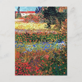 Vincent Van Gogh - Trädgård i blom - Finkonst Vykort