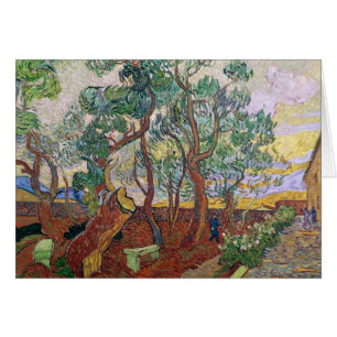 Vincent Van Gogh trädgården av det St Paul Hälsningskort