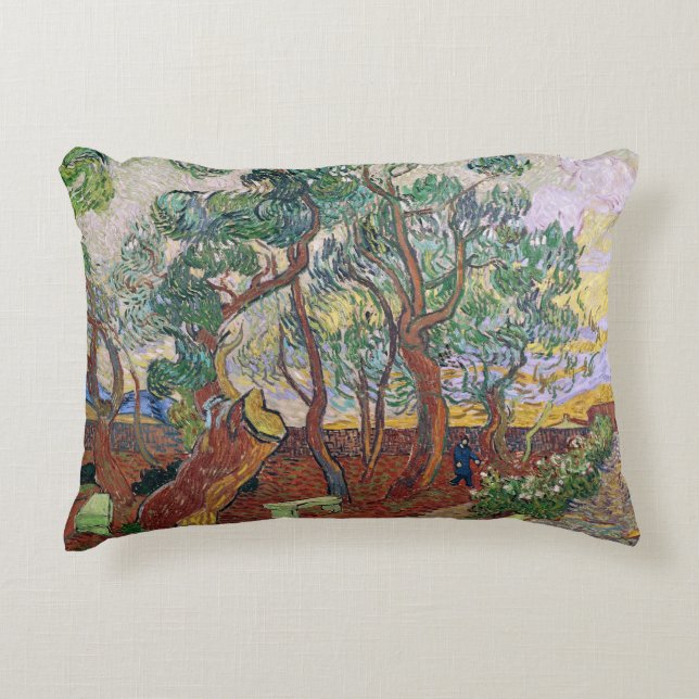 Vincent Van Gogh | trädgården av det St Paul Prydnadskudde (Framsidan)