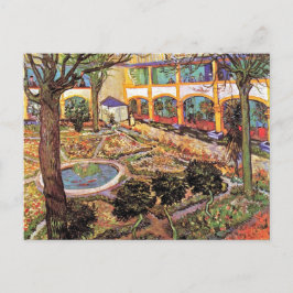 Vincent Van Gogh - Trädgården på hospitalet i Arle Vykort