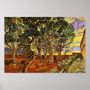 Vincent Van Gogh - Trädgården på Saint Paul-sjukhu Poster