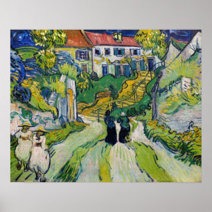 Vincent van Gogh - Trappa i Auvers Poster