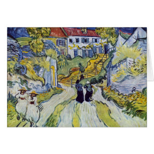 Vincent Van Gogh - trappa på Auvers Hälsningskort