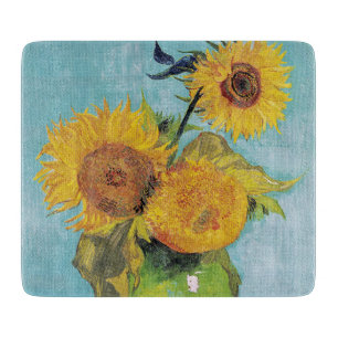 Vincent Van Gogh - Tre solblommor i Vas