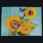 Vincent Van Gogh - Tre solblommor i Vas<br><div class="desc">Tre solrosor i en Vas/Vas avec-trois tournesols - Vincent Van Gogh,  augusti 1888 - Solblommor 1888,  första versionen (F453)</div>