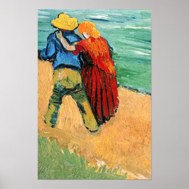 Vincent van Gogh - Två älskande Poster (Framsidan)