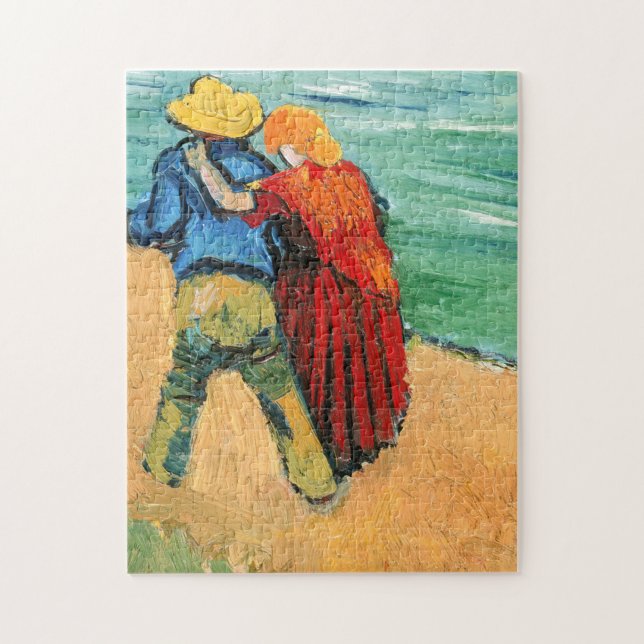 Vincent van Gogh - Två älskande Pussel (Vertikal)