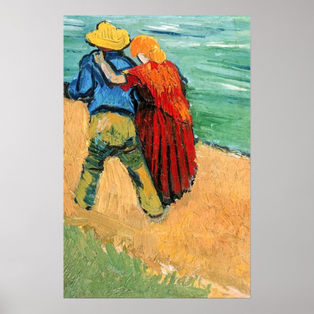 Vincent van Gogh - Två Älskare Poster (Framsidan)