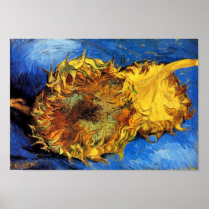 Vincent Van Gogh - Två avskurna solrosor - Finkons Poster