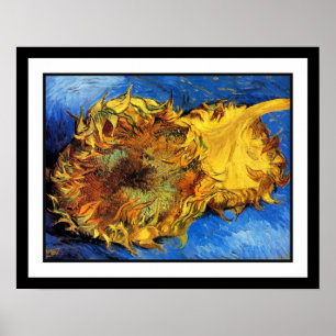 Vincent Van Gogh - Två avskurna solrosor - Finkons Poster