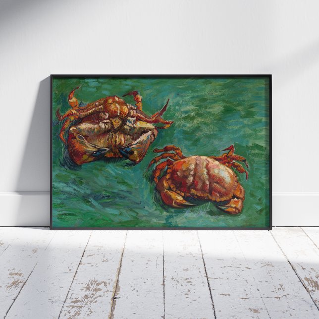 Vincent Van Gogh, två Crabs Poster (Skapare uppladdad)